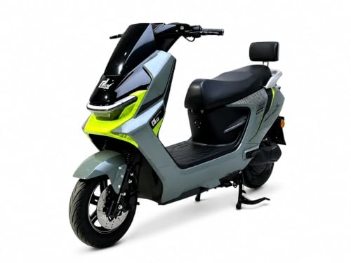 Image of EOX DRIFTER Electric Scooter for Adults | 48V Removable Lithium Battery | 50-70 km Long-Range Ride | Lightweight Non-RTO E-Scooter | 180 kgs Weight Capacity (OLIVE BLAST)
