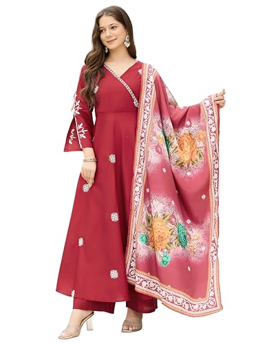 Navlik Stylish Women’s Kurta Set with Pant & Dupatta – Party & Ca...