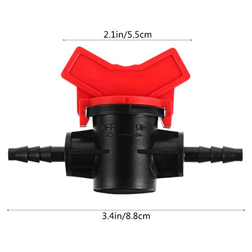 Hemoton VÃ¡lvula de Esfera de Pvc de 10 PeÃ§as Com Cabo Em T VÃ¡lvulas de Corte de Ãgua Conector de