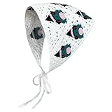 Bandana bandeau gothique Halloween crochet bandana écharpe avec sangles...