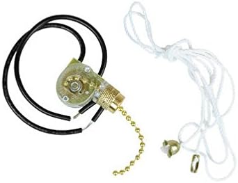 Jandorf Fan Light Switch Brass Finish Card