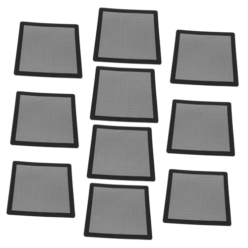 Filtros para ventiladores de PC en pack de 10 piezas de malla antipolvo PVC para chasis