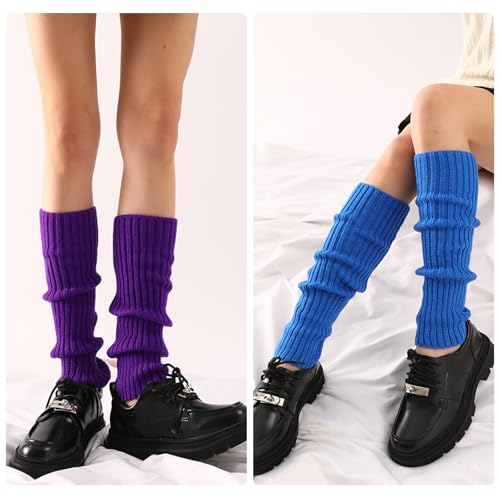 Image of 2 Pcs Leg Warmers Y2k, Leg Warmers, Y2k Accessories, Cute Kawaii Cream Legwarmers for Women Winter