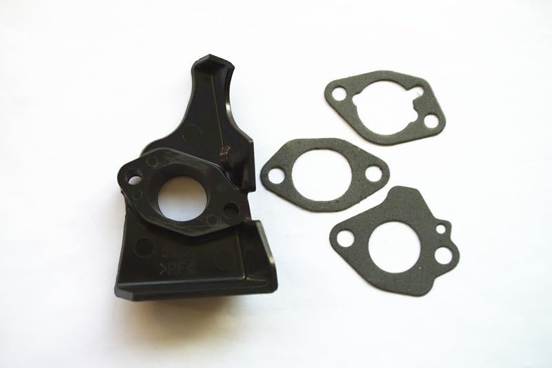 Carburetor Insulator Compatible with EX17 EX21 SP170 EX170 Rubber Spacer Adapter Flange Intake Gasket Set(Insulator and 2 GSK)