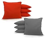 Tailgating Pros Regulation Cornhole Bags - Set of 8 - Corn Filled & Handmade 25+ Color Options