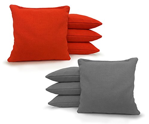 Tailgating Pros Regulation Cornhole Bags - Set Of 8 - Corn Filled & Handmade 25+ Color Options #TOP4