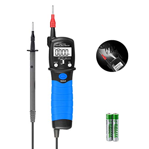 Pen Type Digital Multimeter - Ap-38C 6000 Counts Voltage Meter Dc For Measuring Ac/Dc Voltmeter, Resistance, Diode, Capacitance, Backlit And Lamp Light #TOP2