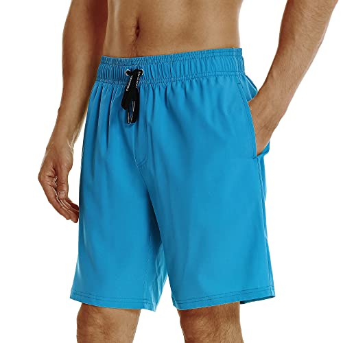 Image of HOdo Mens Swim Trunks with Mesh Liner 9 inch Quick Dry Swim Shorts Bathing Suits for Men Swimwear Board Shorts wiht Pockets