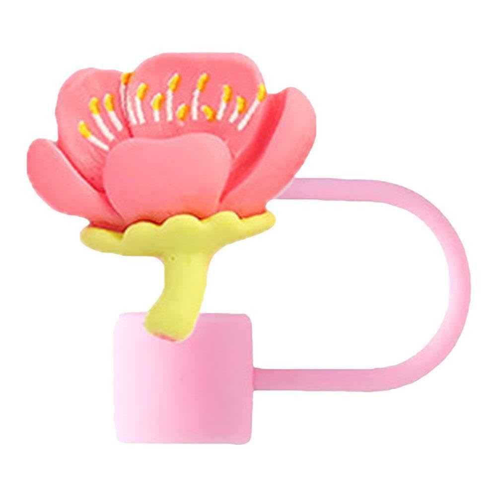 Blling Bow Silikon Strohhalm-Abdeckungen – 5 Stück, Bunt, Wiederverwendbar Für Stanley-Becher 30 & 1,2 L, 8 Mm