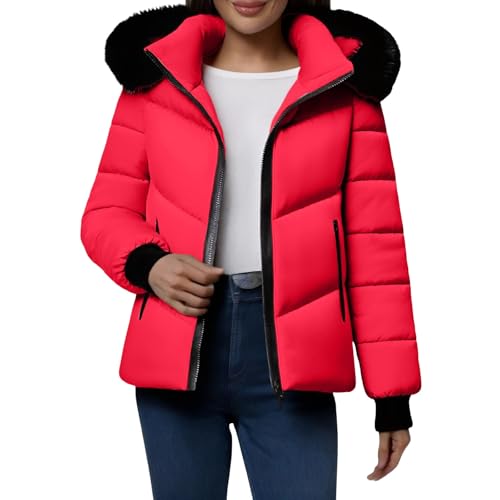 Manteau femme hiver polaire chaud avec capuche et fermeture éclair