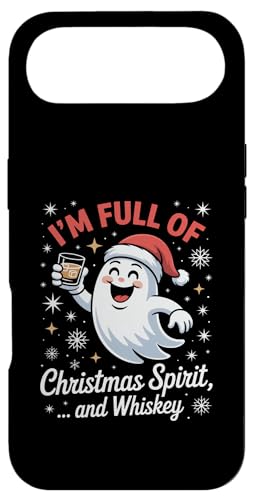 NX}XECXL[ | I'm Full of Christmas Spirit and Whiskey X}zP[X iPhone Air p