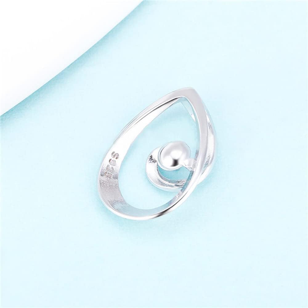 Sterling Silver Simple Waterdrop Bail Pin Pendant Fitting for Pearl Jewelry, Design Pendant Mount for Women DIY Jewelry Making - Image 3