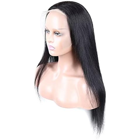 26 Inch Long Straight Lace Front Wigs Human Hair 13x4 HD Swiss Lace Wigs Straight Lace Frontal Human Hair Wigs for Black Women Pre Plucked with Baby Hair 180% Density Natural Black Color Cover