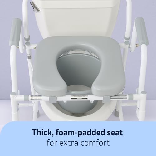 Medline G1-301DPX1 Drop Arm Commode Chair thumb #2