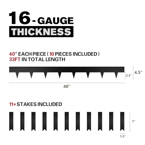 Kol K649-KOL Galvanized Steel Flexible Garden Lawn Edging thumb #1