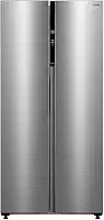 Refrigerador Side By Side 442L Inverter Cor Inox Conectada Midea MDRS598FGA042-220v