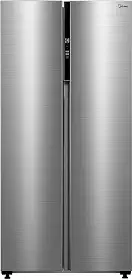 Refrigerador Side By Side 442L Inverter Cor Inox Conectada Midea MDRS598FGA042-220v