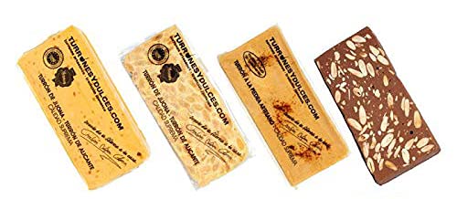 Pack 4 turrones sin gluten