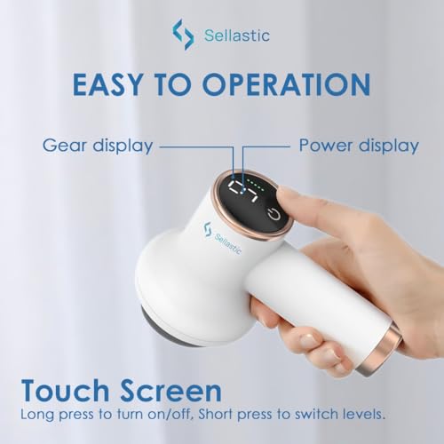 Image of Cordless Body Massager Gun Pain Relief, 5 in 1 Handheld Rechargeable Deep Tissue Muscle Massage Roller for Stomach, Neck, Shoulder, Arms, Legs, Belly Sculpting Relaxation Machine for Men & Women