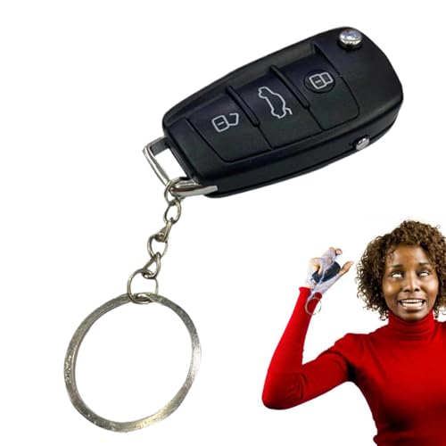 Generisch Shocking Car Key Toy, Elektroschocker Prank, Prank Elektroschocker Autoschlüssel, Prank Autoschlüssel Schockierender Schlüsselanhänger, Lustige Prank Artikel Scherzartikel Kinder Erwachsene