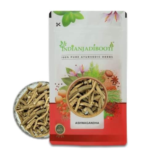 Image of IndianJadiBooti Pure Ashwagandha Root | Raw Withania Somnifera for Adaptogenic Balance, Core Vitality, Stress Relief & Restful Sleep| 250g | Pack Of 2