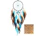 Littlear Dream Catcher Handmade Turquoise Tree of Life Dream Catchers Feathers Wall Hanging Home Decor Dia 6"(NO.33)