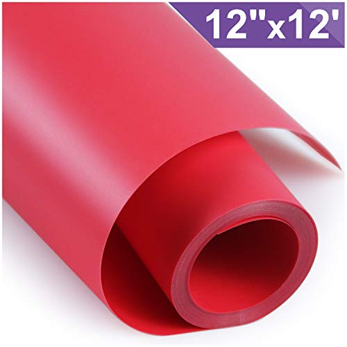 ARHIKY Heat Transfer Vinyl HTV for T-Shirts 12 Inches by 12 Feet Rolls