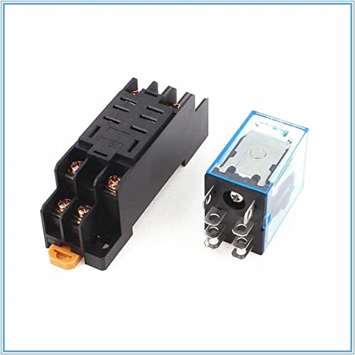 Relais 5PC 220V 10A HH62P avec socle prise de commande électrique