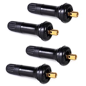 beler 4pcs Tire Pressure Monitor Sensor TPMS Snap in Tire Valve Stems for Buick Cadillac Chevy GMC Hummer Pontiac