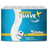 Papier Toilette Super Doux Double Épaisseur - 96 Rouleaux