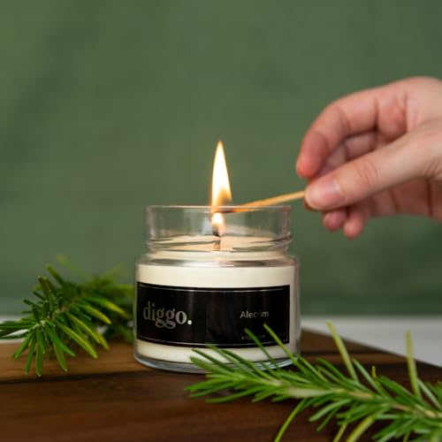 Vela Aromática Perfumada Vegetal Alecrim diggo. 140g