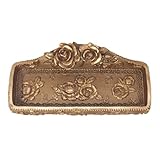Esvinte Vintage Jewelry Tray Small Antique Trinket Dish, Ring Holder Birthday & Wedding Gifts for Women(Bronze Floral)