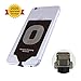 Wireless Charging Receiver Qi Charger Adpater for iPhone 7 Plus 6S 6 SE 5S 5C 5 S C- TI Chip Cordless Charge Receptor Card Piece Compatible with iPhone7 iPhone6s iPhone6 6sPlus 6Plus iPhoneSE i7 i6s P