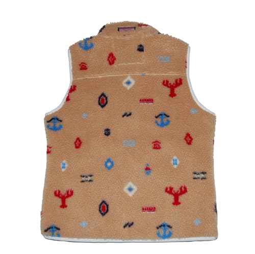 vineyard vines Girl Printed Supershep Vest XL 162