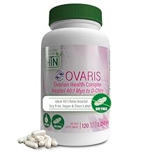 Health Thru Nutrition OVARIS | Ovarian Health Complex | Inositol 401 Myo to D-Chiro | Hormonal & Ovary Function Support | Vitamin B8 Supplement for Women | Certified Vegan Non-GMO | Pack of 120