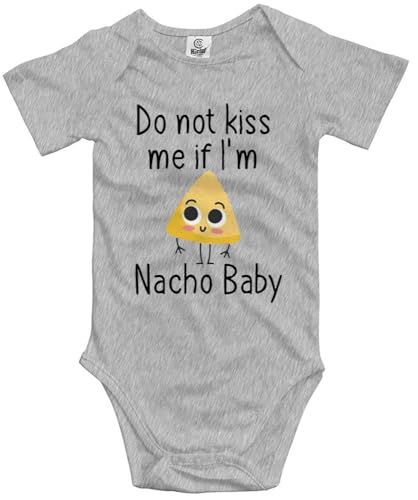 Do Not Kiss Me If I'm Nacho Baby Baby Short Sleeve Bodysuit Infant Playsuit
