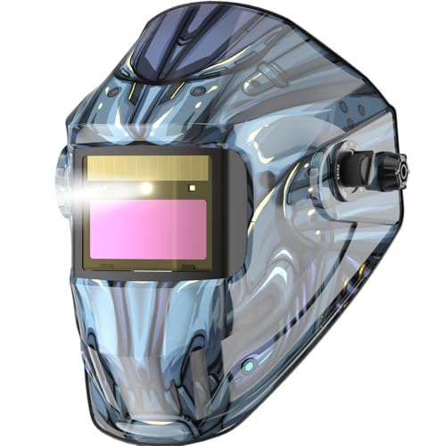 Image of ANDELI Auto Darkening Welding Helmet with Intelligent Light -Full Digital Filter,Rechargeable Battery True Color Welding Mask Hood, Wide Shade 3/5-9/9-13 for Weld CUT GRIND LOCK