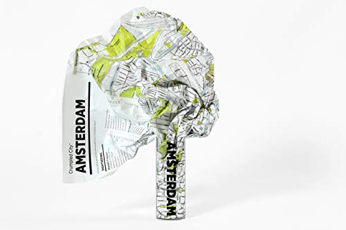 Crumpled City Map-Amsterdam