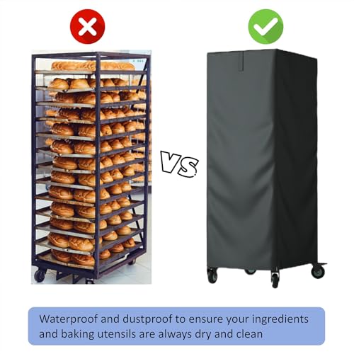 Funda para estante de almacenamiento con cremallera protector multifuncional 6