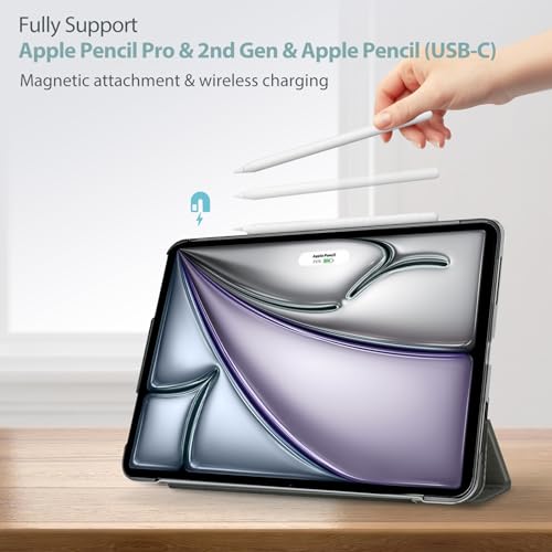 ProCase Smart Case for iPad Air 11-inch M3 2025/M2 2024/10.9" Air 5th 4th 2022 2020, Protective Cover for iPad Air 5 4 -Grey - Image 2