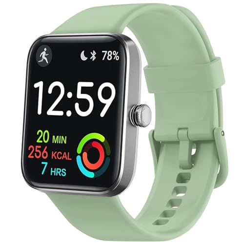 aeac Smart Watch for Women Men,1.69' Touch Screen Fitness Tracker for iPhone Android Phone IP68 Waterproof,Fitness Watch with Step Calorie Counter Sleep Monitoring Pedometer Watches