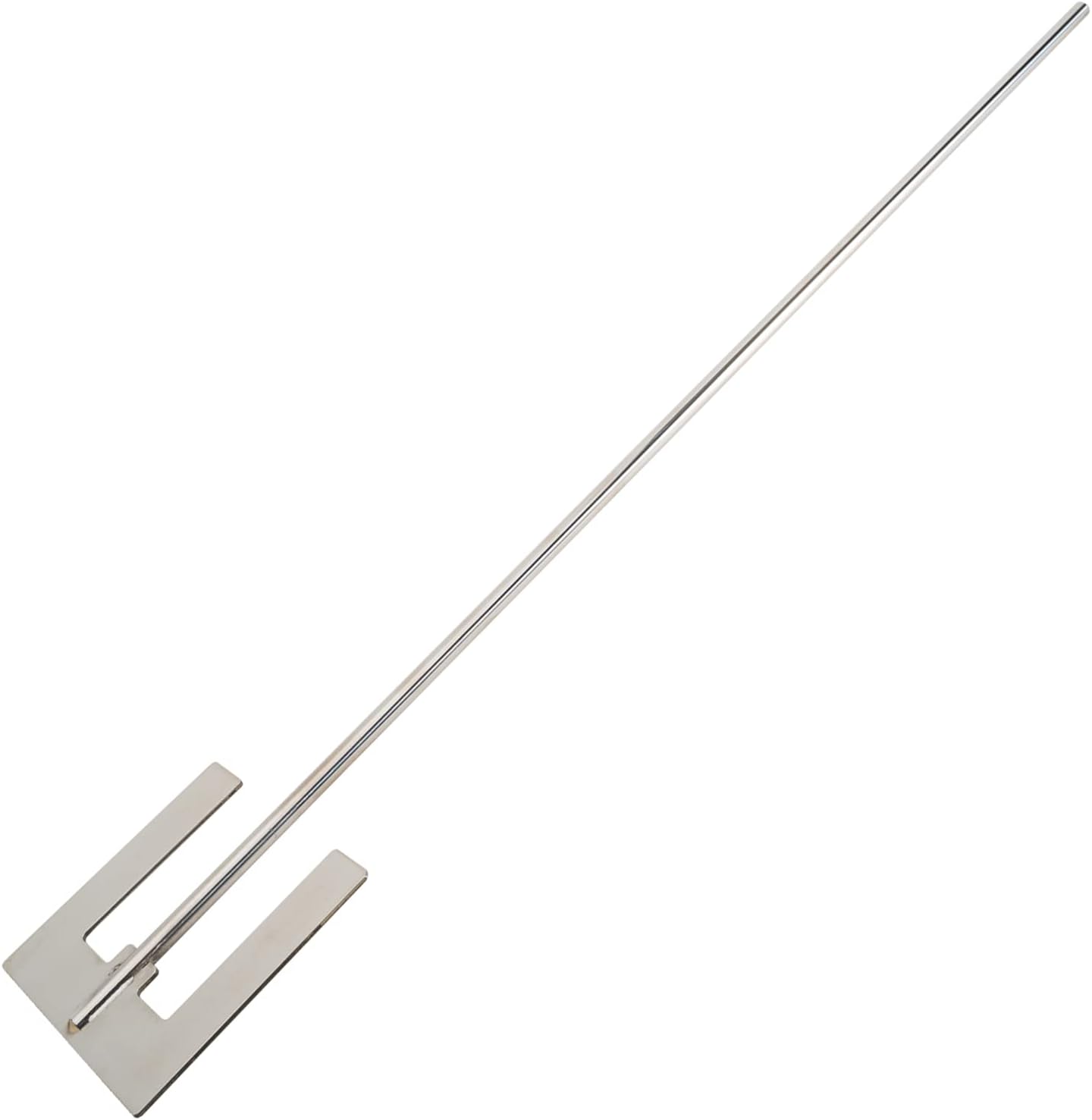 ONiLAB 18900498 316L Stainless Steel Grand Anchor Stirrer,100mm Stirrer Diameter, 8 mm Shaft Diameter, 600 mm Shaft Length