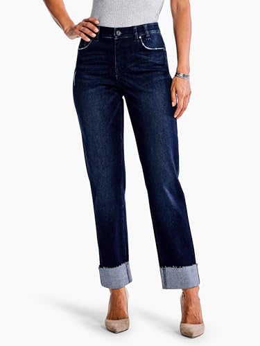 NIC+ZOE Women's Petite 26" Mid Rise Boyfriend Jeans2