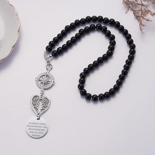 Guardian Angel for Car, Please Protect Me and My Passengers - Rear View Mirror Charm, New Driver Gift, Safe Travels Driving Gift, Car Decor, Protection Charm4