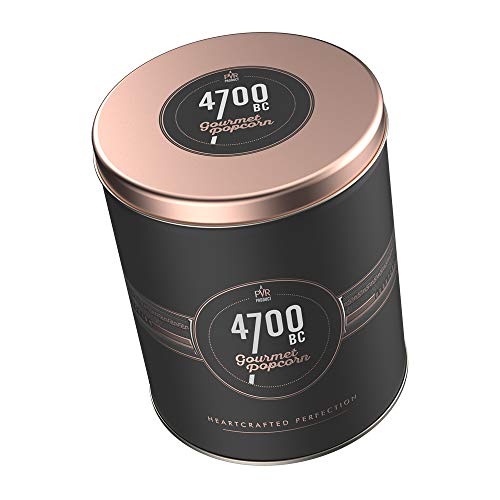 Image of 4700BC Pop Gala, Sweet & Spicy Popcorn Ensemble, Tin, 225g (Himalayan Salt Caramel & Hawaiian BarbequeCheese)