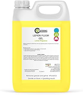 C 9 Catering Lemon Floor Gel, Yellow, 5 Litre