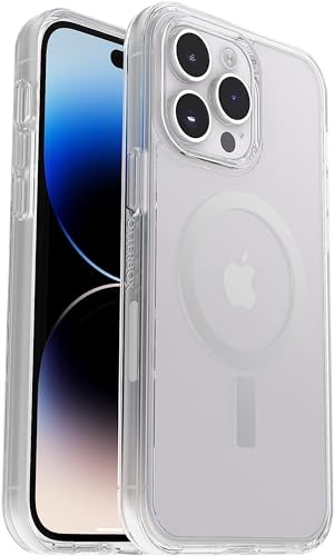 Coque OtterBox Symmetry Plus iPhone 14 Pro Max transparente anti-jaunissement et fine