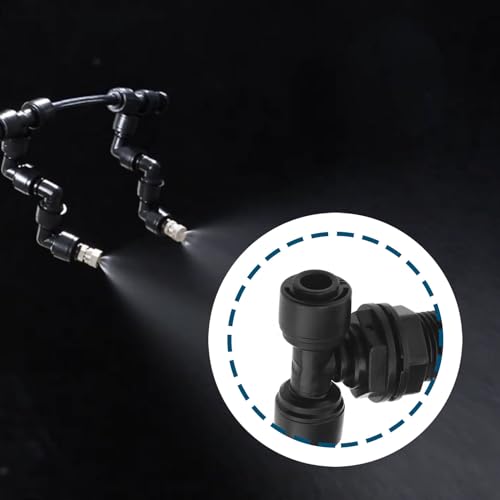 LT Easiyl 2er-Pack Reptilien-Nebeldüsen 360° Verstellbare Düsen Reptilien-Nebelnebel für Regenwald-Behälter Blumen-Aquarium-System (Einzelkopf)