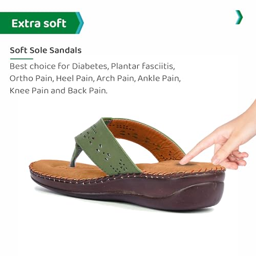 Image of ORTHO JOY Extra Soft Women's Doctor Ortho Slippers /Flip-Flops