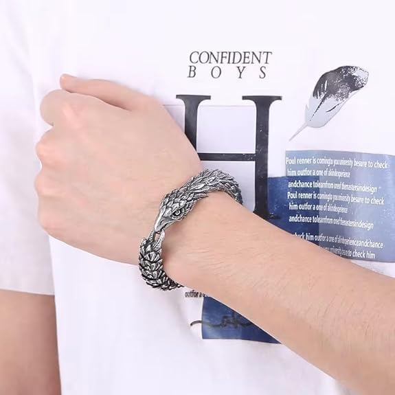 Image of THE MEN THING Premium Men's Pure Titanium Steel Bracelets Collection - (8 inch)